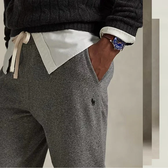 Polo Ralph Lauren Heather Gray Sweatpants  Preppy NWT XXL 🐎 - Picture 5 of 9